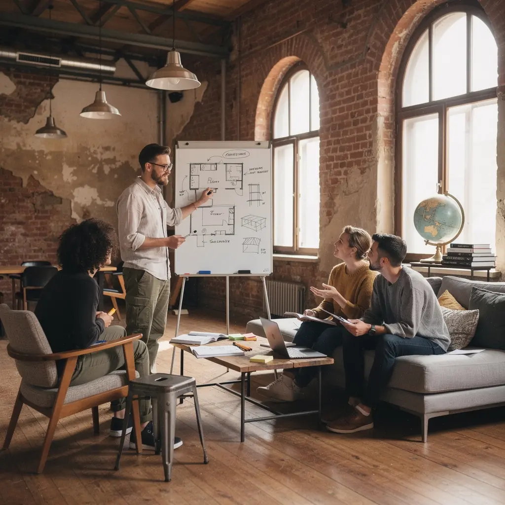 Kreatív színelméleti ábrák, amelyek segítik a lakberendezési döntéseket.